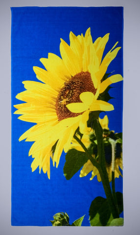 Sunflower Travel Beach Towel